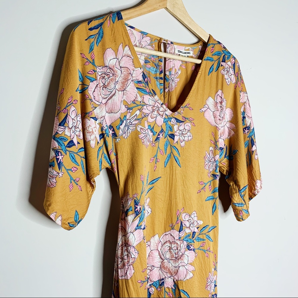 BILLABONG GOLDEN LIGHT FLORAL SHIFT DRESS - Picture 6 of 11